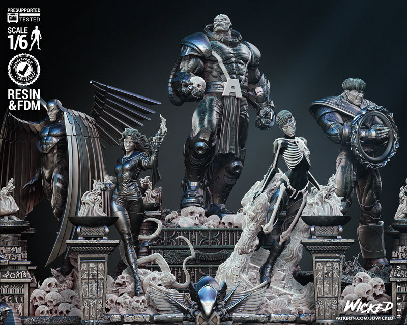 Apocalypse and Horseman Diorama resin diorama kit view 1