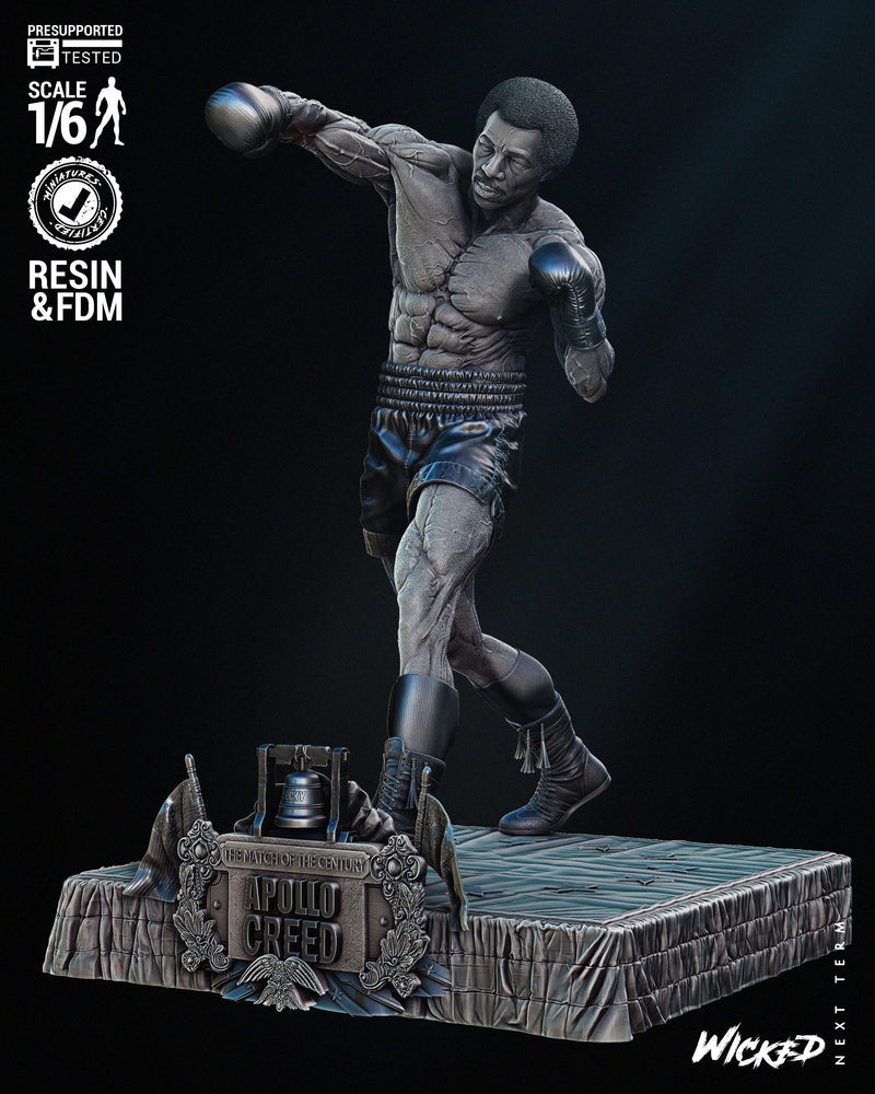 Apollo Creed Sculpture resin statue kit view 1