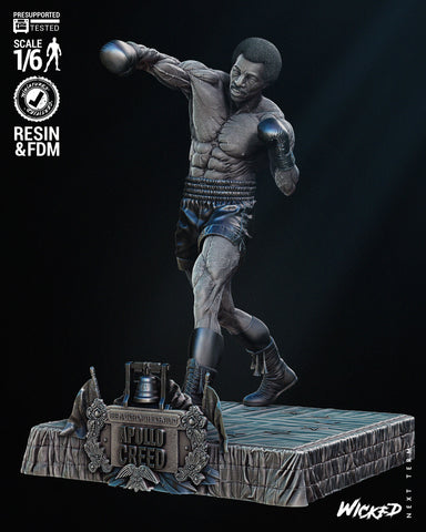 Apollo Creed Sculpture resin statue kit view 1