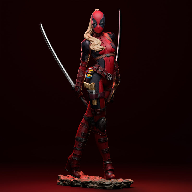 Lady Deadpool Resin Statue - view 1