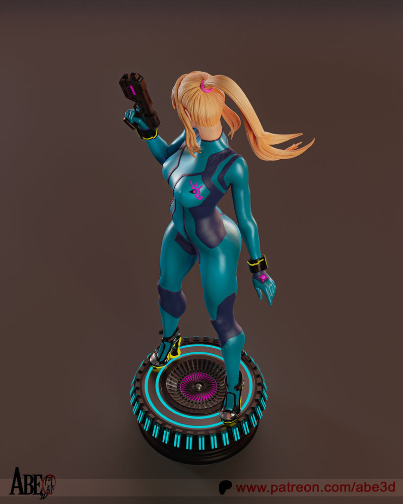 Samus Aran Resin Statue - view 7