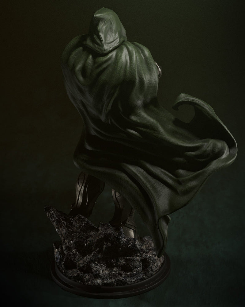 Dr Doom Resin Statue - view 5