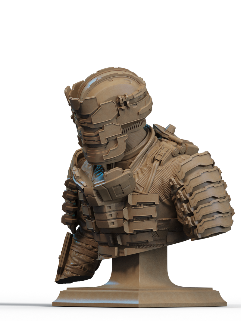 Isaac Clarke Resin Bust - view 2