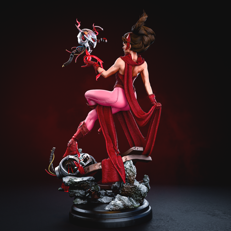 Scarlet Witch Resin Statue - view 4