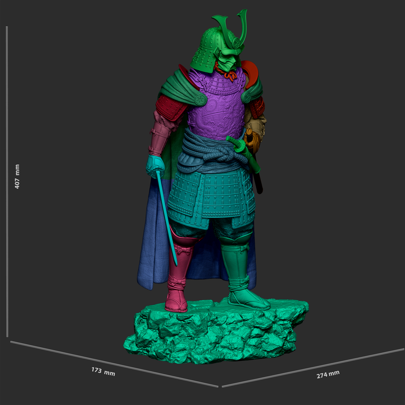 Darth Vader Samurai Resin Statue - view 8