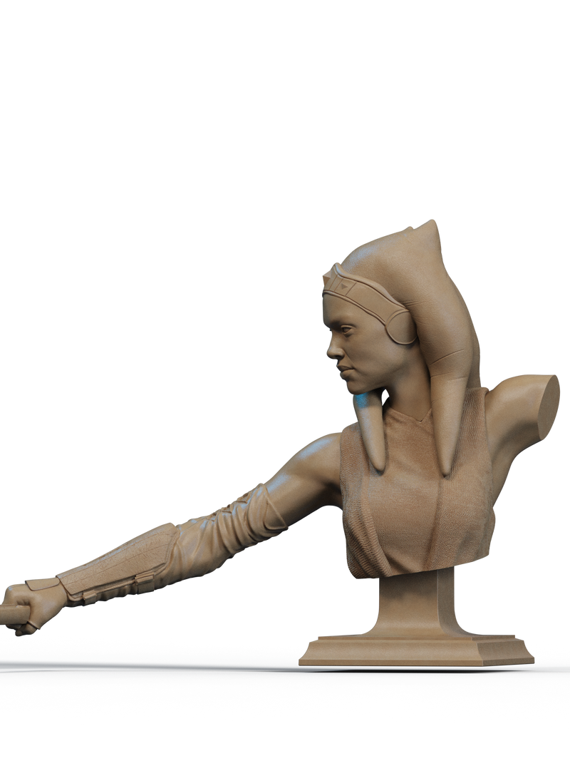 Ahsoka Tano Resin Bust - Design 1 - view 3
