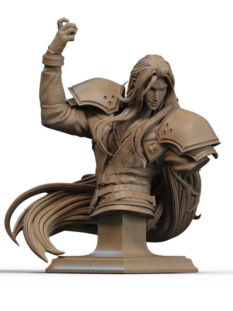 Sephiroth Resin Bust - view 1