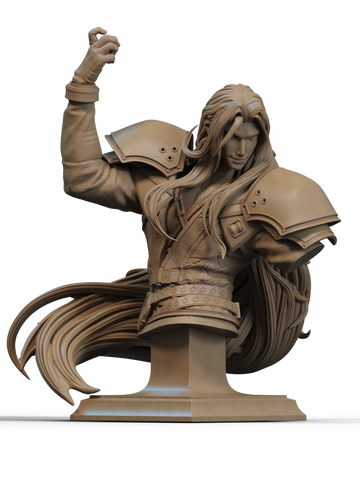 Sephiroth Resin Bust - view 1
