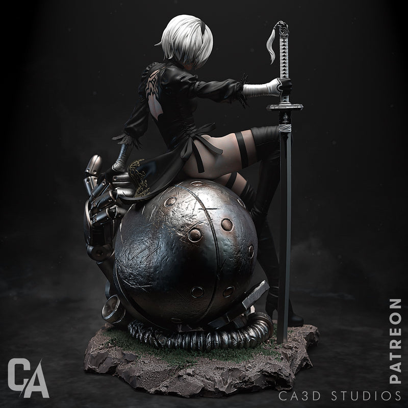 2B Resin Statue - Design 2 - view 6
