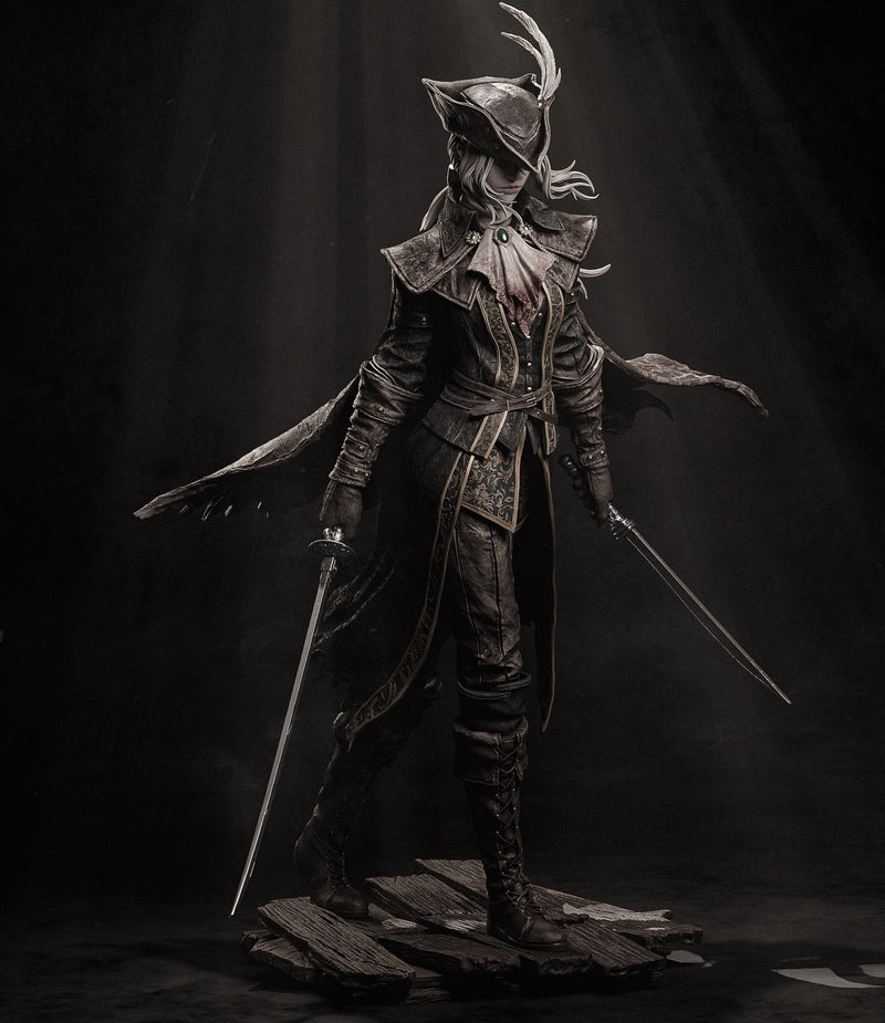 Lady Maria Resin Statue - view 3
