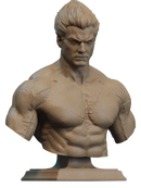 Kazuya Resin Bust - view 2