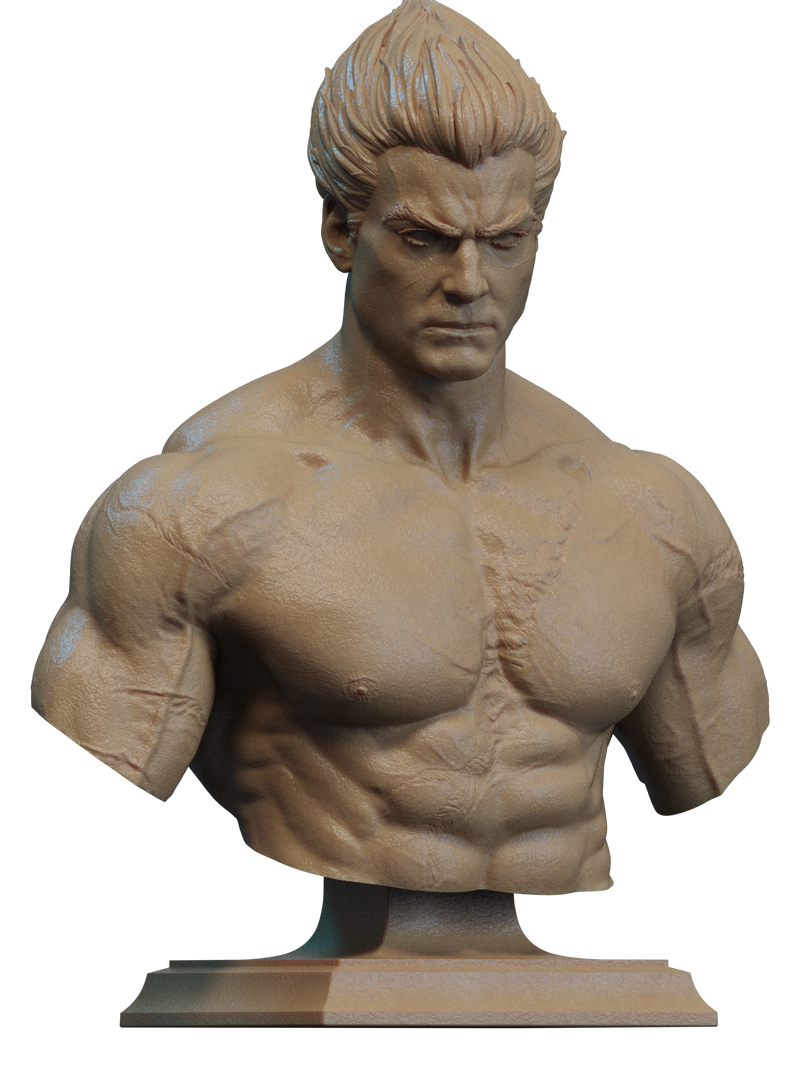 Kazuya Resin Bust - view 2