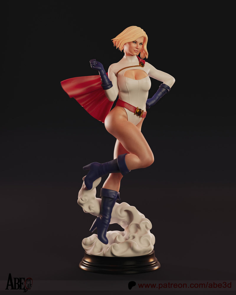Power Girl Resin Statue - view 2