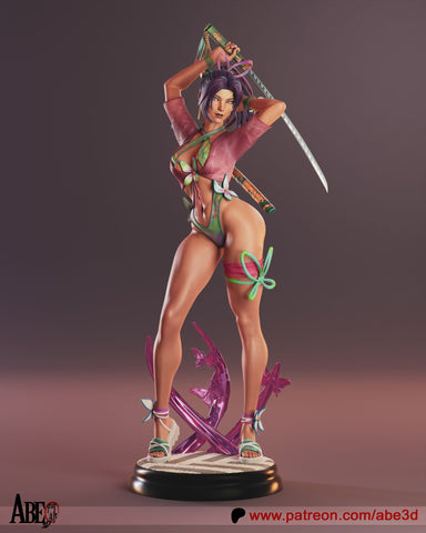 Psylocke Breezy Butterfly Resin Statue - view 1