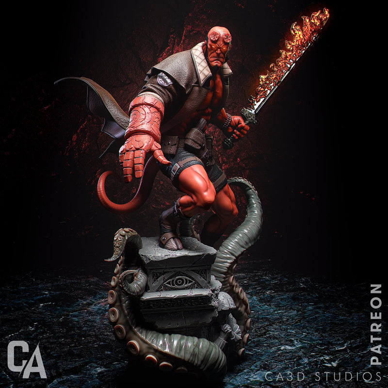 Hellboy Resin Statue - view 6