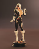 Black Cat Abe Resin Statue - view 1
