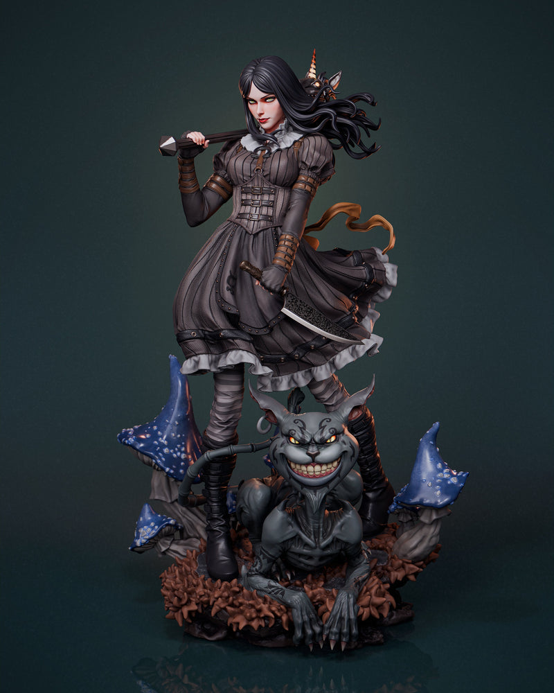 Alice Liddell Resin Statue - view 5