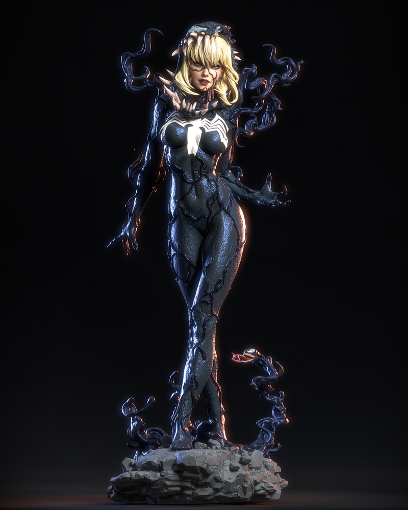 Gwenom Resin Statue - view 6