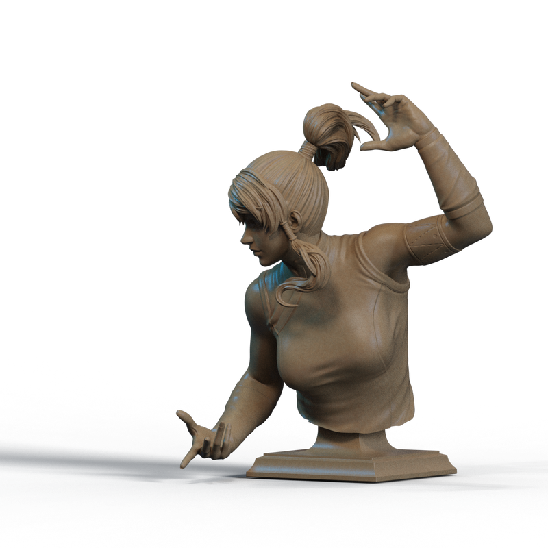 Korra Resin Bust - view 3