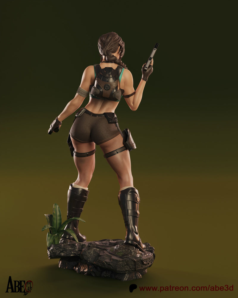 Lara Croft Resin Statue - view 7