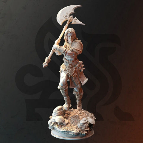Human Wolf Totem Barbarian - Ariana Grey | DM Stash | DnD | Fantasy | Miniature
