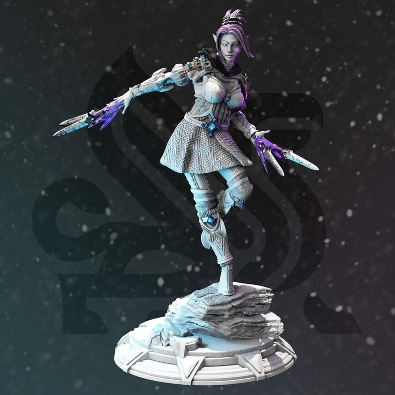 Soulknife Half-Elf Rogue - Calanar | DM Stash | DnD | Fantasy | Miniature