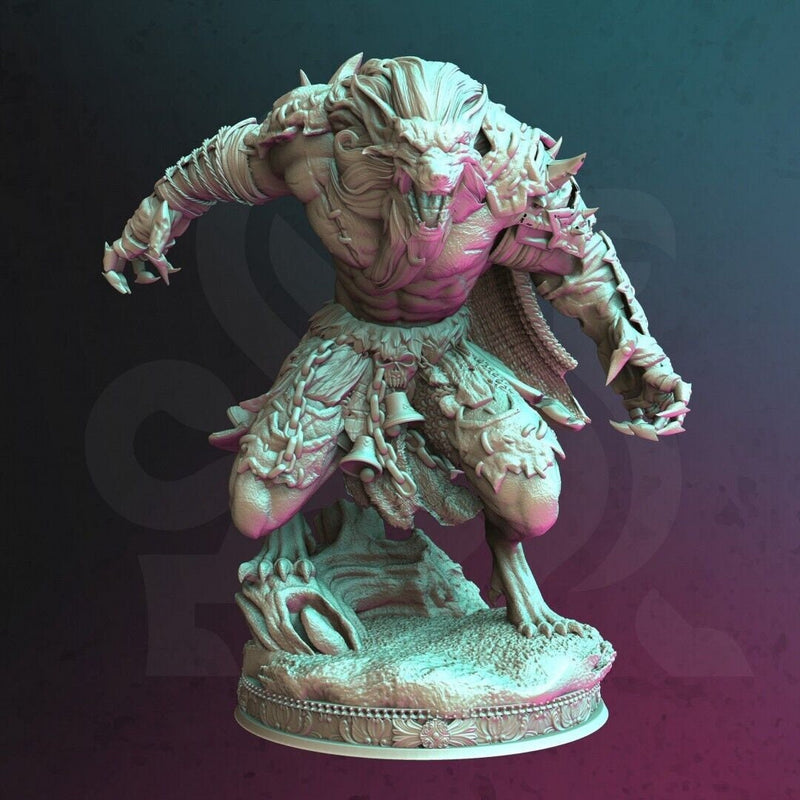 Werewolf Knight - Loghain | DM Stash | DnD | Fantasy | Miniature