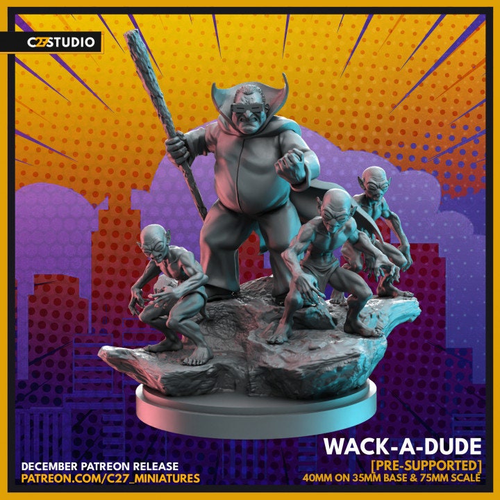 Moleman 40mm Scale Miniature | Crisis Protocol Proxy | C27