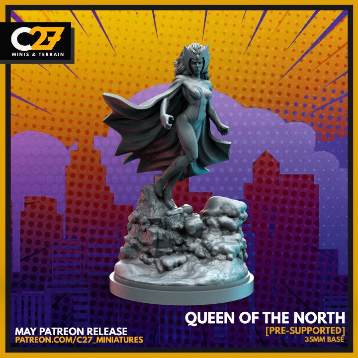 Snowbird 40mm Scale Miniature | Crisis Protocol Proxy | C27