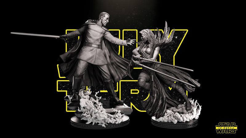 Star Wars Asajj Ventress Statue | Sculpture | Model Kit