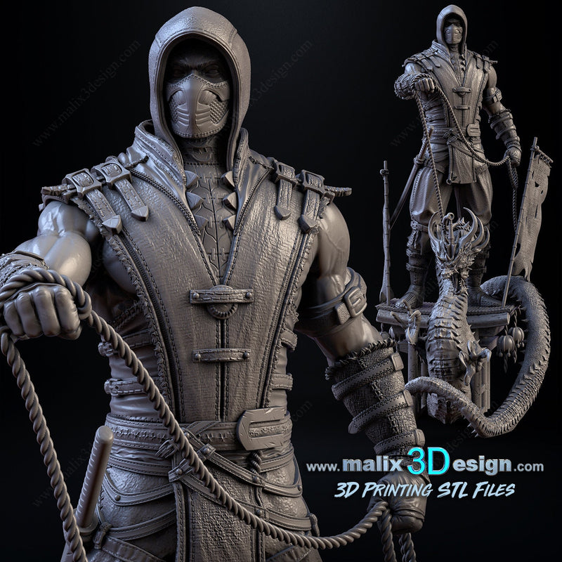 Scorpion Resin Statue Model Kit - 1/10 Scale Sculpture