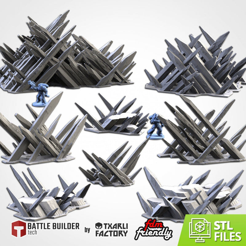 Crystal Terrain | 28mm-32mm | Tabletop Terrain