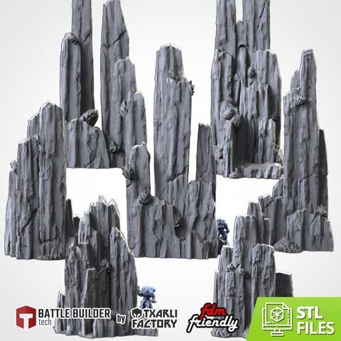 High Mountains | 28mm-32mm | Tabletop Terrain