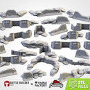 Street Barricades | 28mm-32mm | Tabletop Terrain