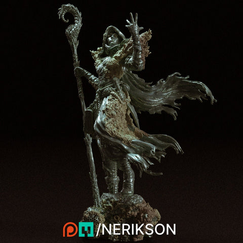 Yelhana, Fathomless Warlock | Statue | Model Kit | Sculpture