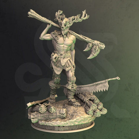 Druidic Barbarian - Treneal | DM Stash | DnD | Fantasy | Miniature