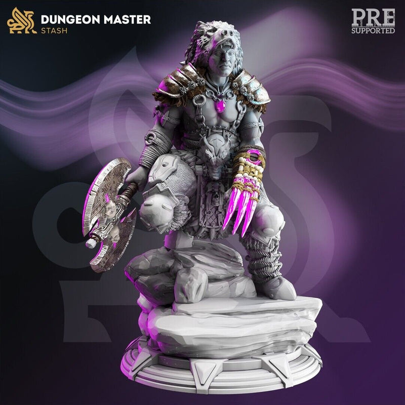 Goliath War Chief - Tygrin Char | DM Stash | DnD | Fantasy | Miniature