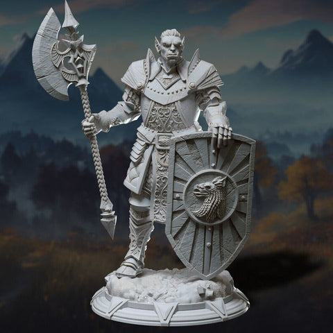 Noble Orc Knight - Trenon | DM Stash | DnD | Fantasy | Miniature