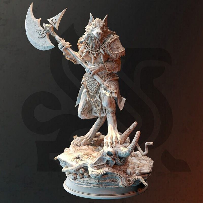 Werewolf Barbarian - Ariana Grey | DM Stash | DnD | Fantasy | Miniature