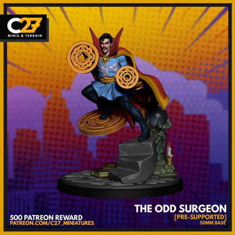 Dr. Strange 40mm Scale Miniature | Crisis Protocol Proxy | C27