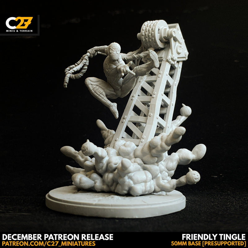 Spider-Man 40mm Scale Miniature | Crisis Protocol Proxy | C27