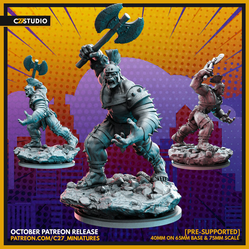 Hulk (Ragnorok) 40mm Scale Miniature | Crisis Protocol Proxy | C27