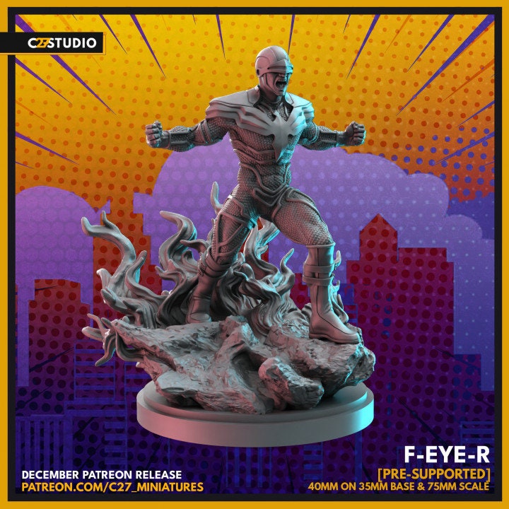 Phoenix 5 Cyclops 40mm Scale Miniature | Crisis Protocol Proxy | C27