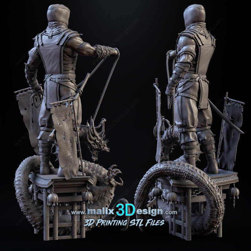 Scorpion Resin Statue Model Kit - 1/10 Scale Sculpture