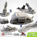 Tabletop Terrain Destroyed AT-AT Set | Star Wars Legion