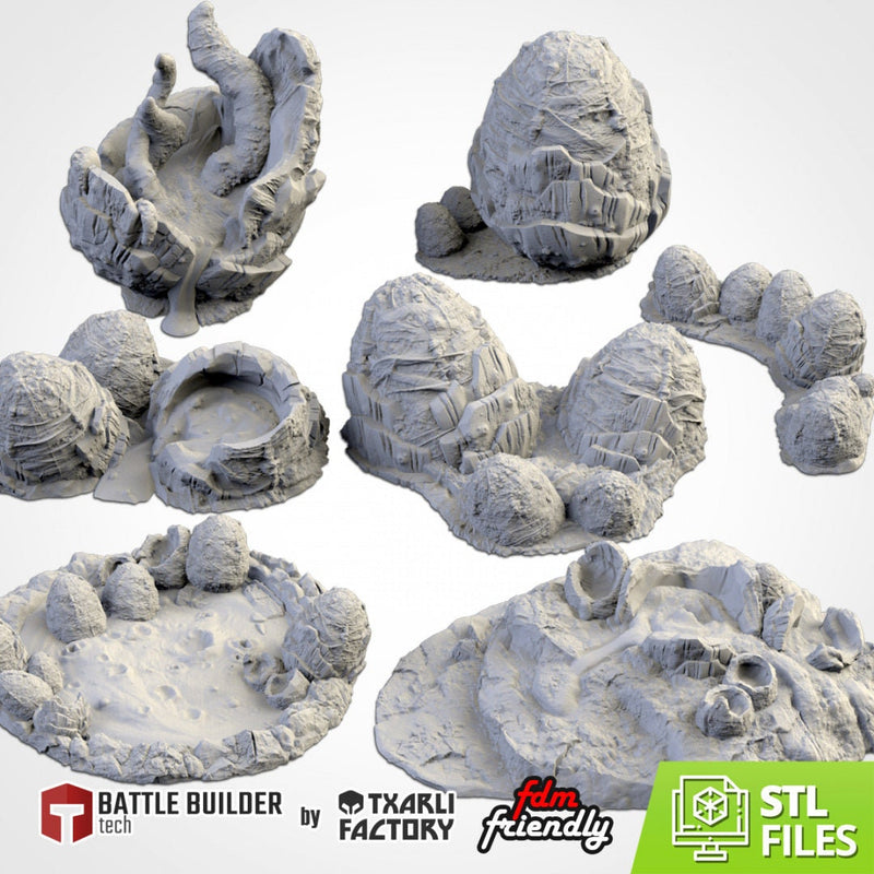 Alien Eggs | 28mm-32mm | Tabletop Terrain