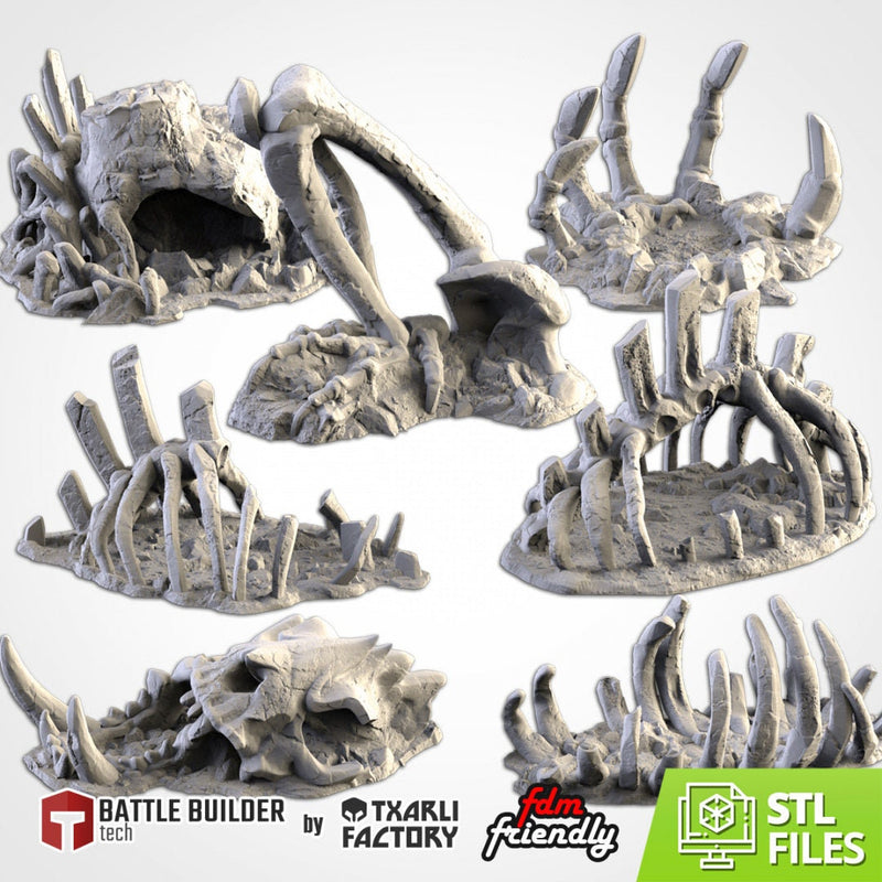 Gigantic Bones | 28mm-32mm | Tabletop Terrain