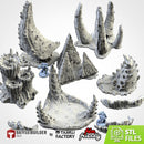 Alien Terrain (2) | 28mm-32mm | Tabletop Terrain
