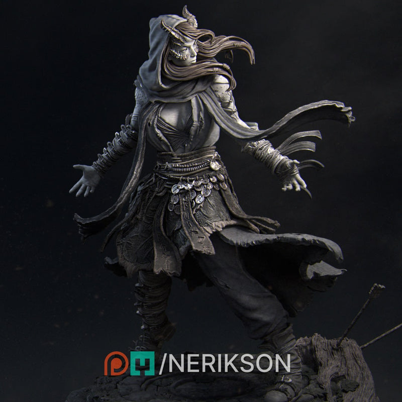 Rowena The Wild Sorceress | Statue | Model Kit | Sculpture