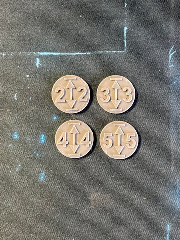 Marvel Crisis Protocol Terrain Size Markers